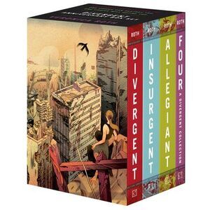 Divergent Anniversary 4-Book Box Set: Divergent, Insurgent, Allegiant, Four -- V